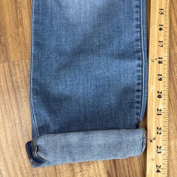 Hudson Jeans Women Size 27 Blue Blair High Rise Straight Denim Mid Rise Light - Picture 5 of 7